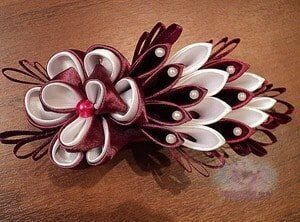 Уроки канзаши для начинающих: учимся делать цветы из шелковых лент своими руками - Все Курсы Онлайн