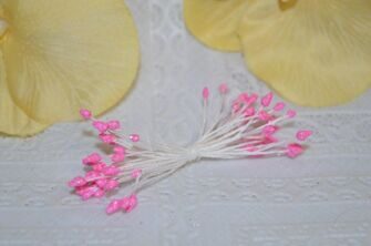 Тычинки, цв. розовый, 60*3 мм