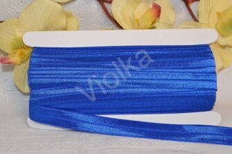 Тесьма эластичная, 15 мм, цв. синий