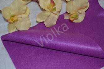 Фетр мягкий, 1 мм, Корея, цв. фиолетовый, 113