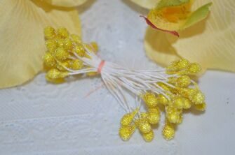 Тычинки сахарные, цв. жёлтый, 5 мм
